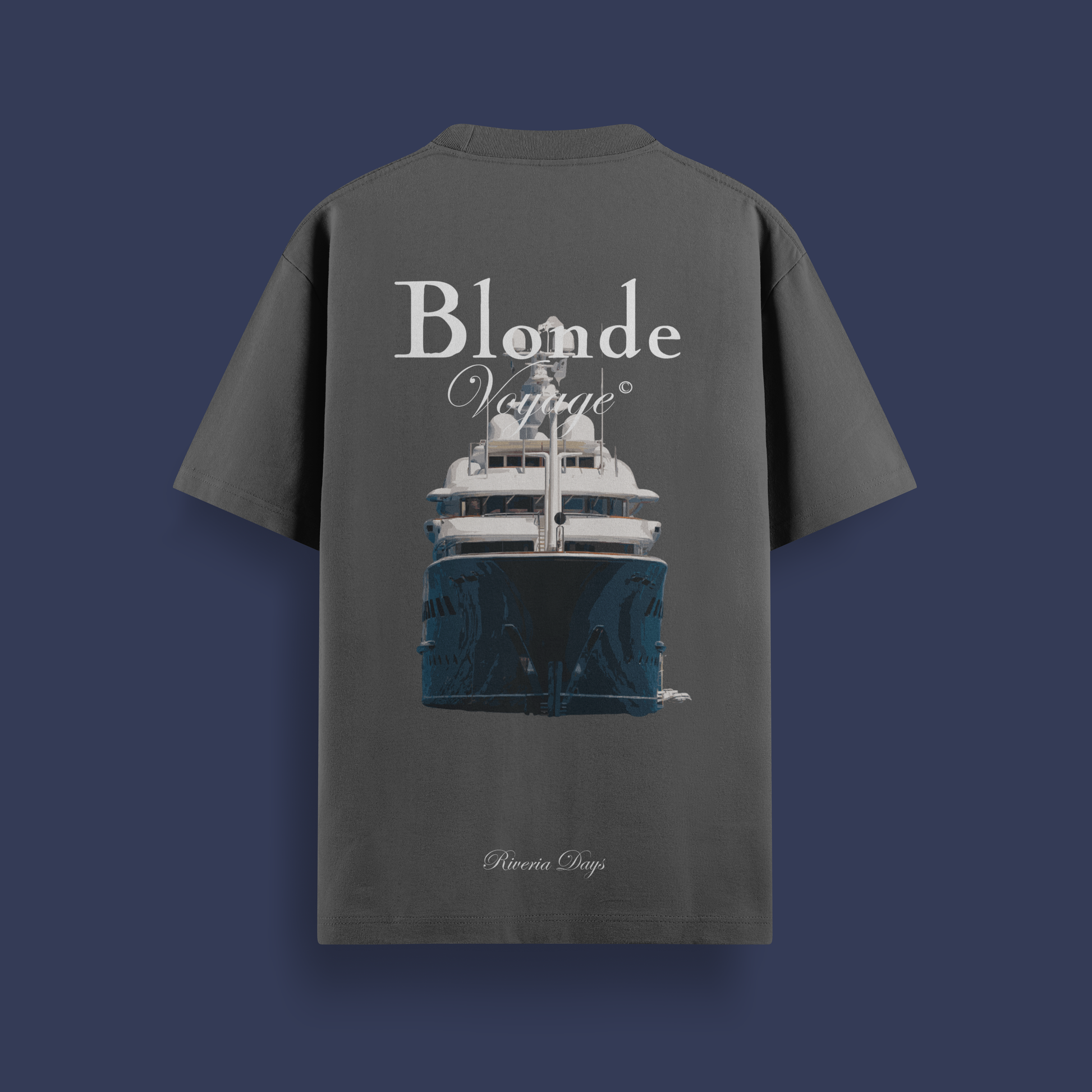 Blonde Voyage Black Tee