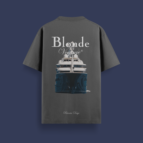 Blonde Voyage Black Tee