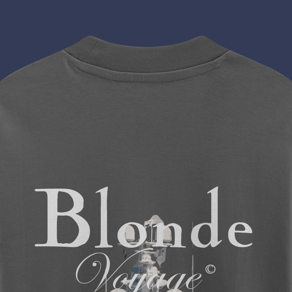 Blonde Voyage Black Tee