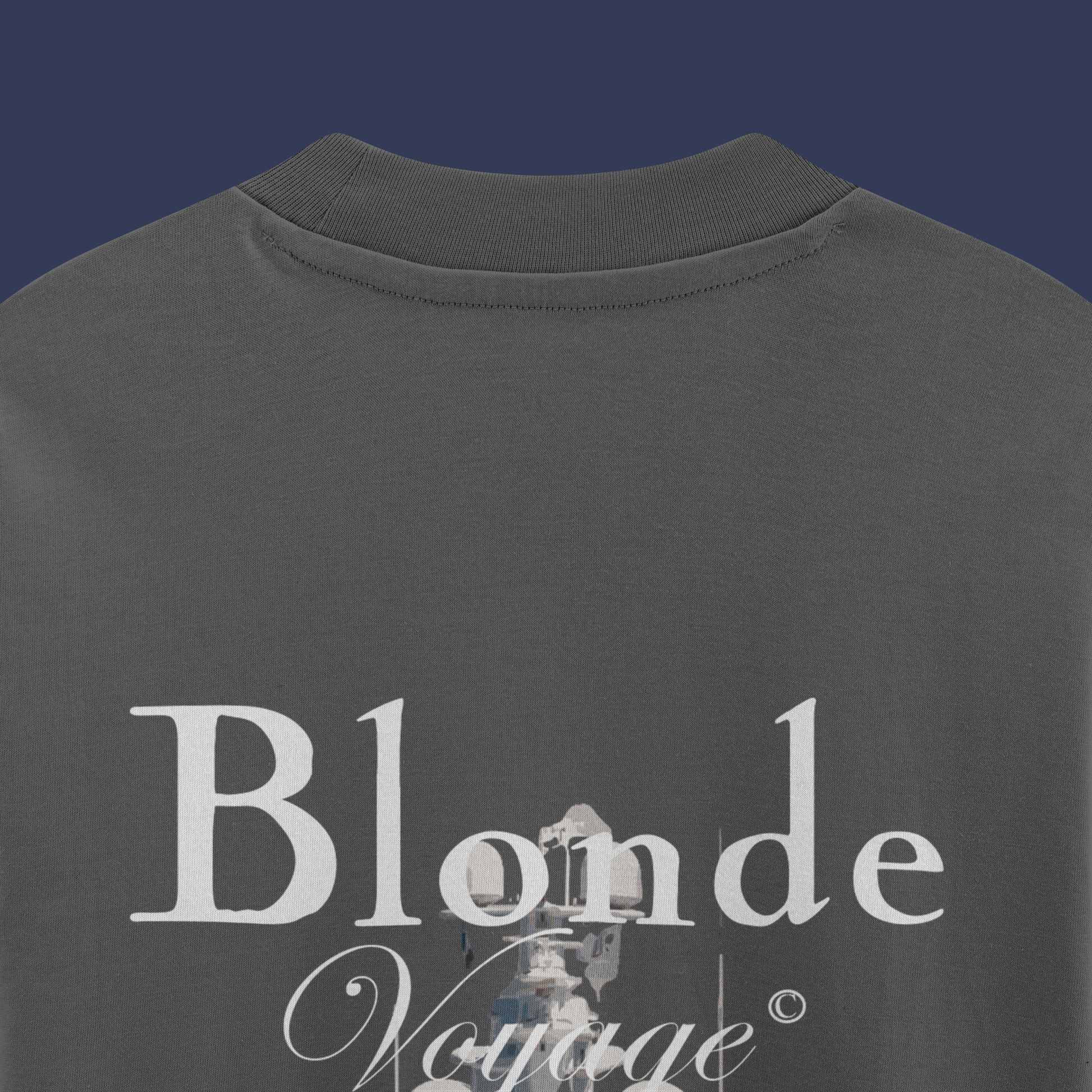 Blonde Voyage Black Tee
